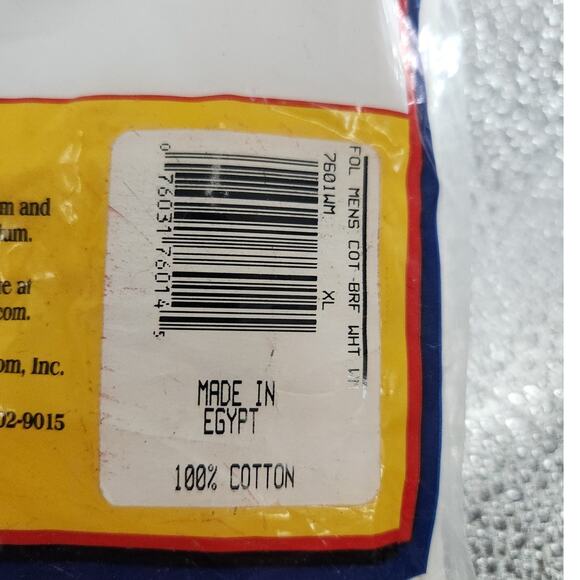 Fruit Of the Loom Briefs Men's Underwear Wide Band XL 42-44 VTG 1996 NIP 3-Pack - Picture 7 of 8